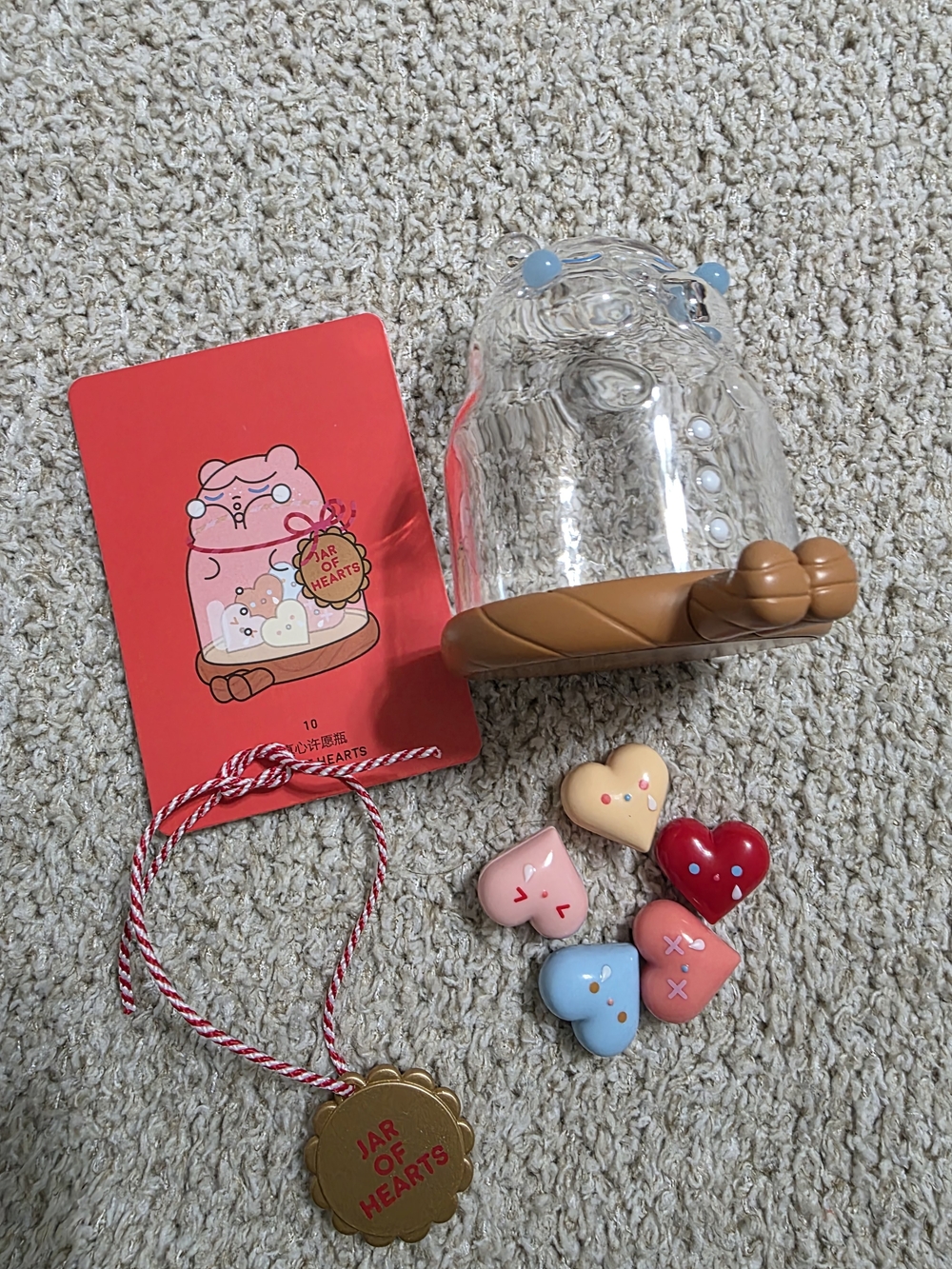 Cry Baby Crying For Love Jar of Hearts Figurine